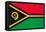 Vanuatu Flag Design with Wood Patterning - Flags of the World Series-Philippe Hugonnard-Framed Stretched Canvas