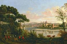 View of Marino-Vanvitelli (Gaspar van Wittel)-Framed Premier Image Canvas