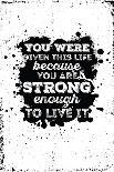 Motivational Quote Poster Grunge Background-Vanzyst-Framed Stretched Canvas