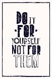 Quote, Inspirational Poster, Typographical Design-Vanzyst-Art Print