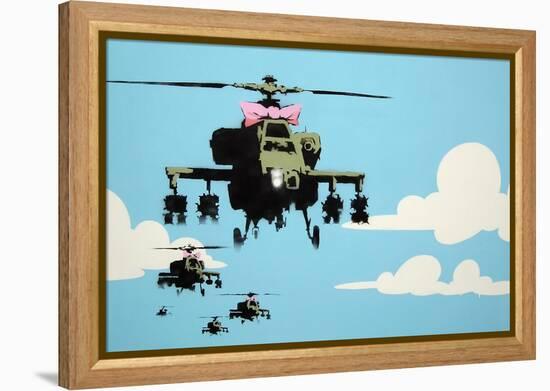 Vapor Helicopter UAV-Banksy-Framed Premier Image Canvas