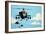 Vapor Helicopter UAV-Banksy-Framed Giclee Print