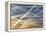 Vapour Trails from Airliners-null-Framed Premier Image Canvas