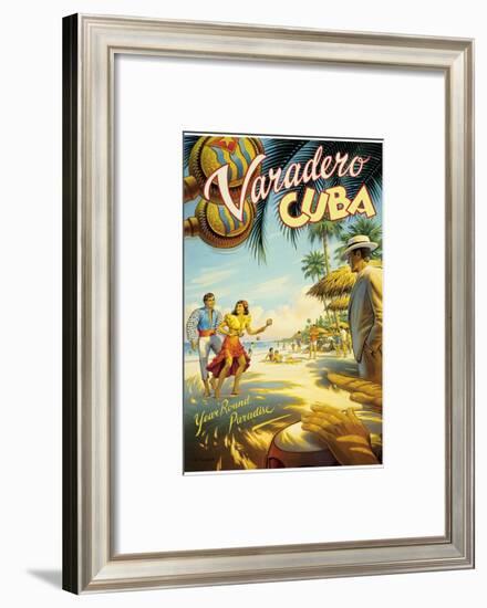 Varadero, Cuba-Kerne Erickson-Framed Art Print