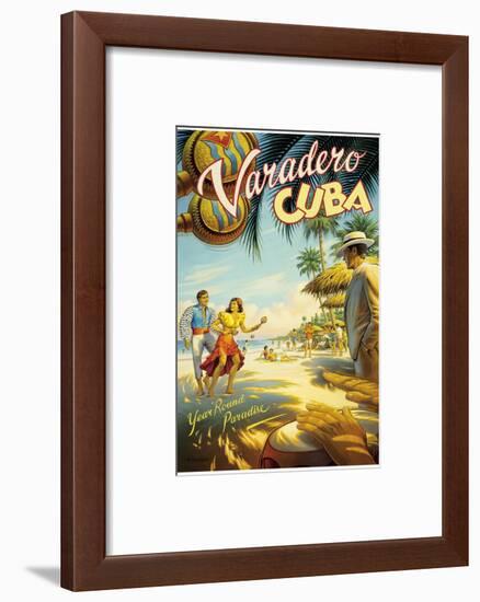 Varadero, Cuba-Kerne Erickson-Framed Art Print