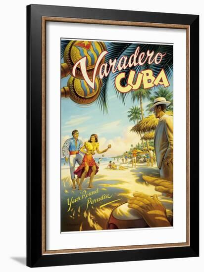 Varadero, Cuba-Kerne Erickson-Framed Premium Giclee Print