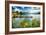 Varenna Harbor View On Lake Como-George Oze-Framed Photographic Print