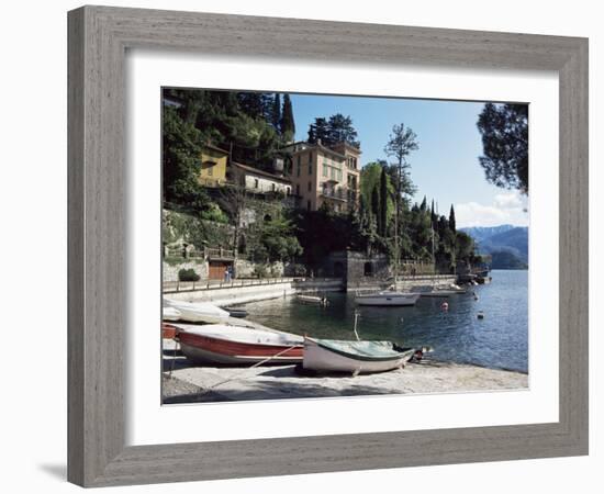 Varenna, Lake Como, Lombardy, Italian Lakes, Italy-Sheila Terry-Framed Photographic Print