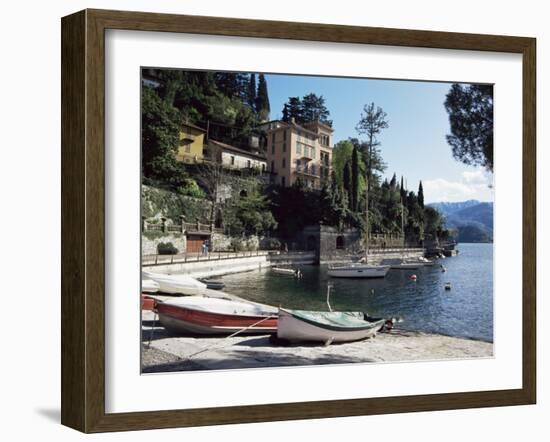 Varenna, Lake Como, Lombardy, Italian Lakes, Italy-Sheila Terry-Framed Photographic Print