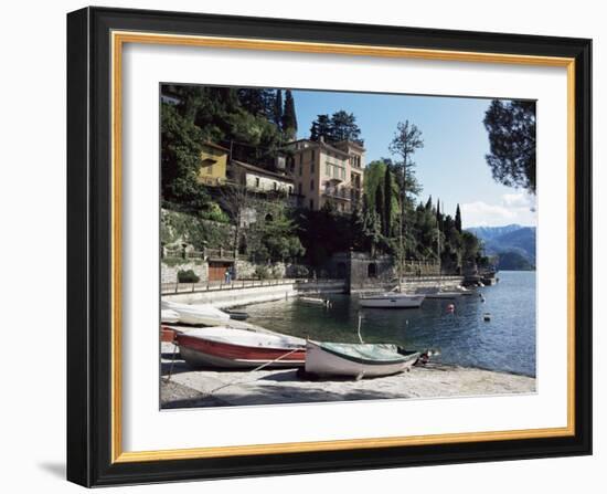 Varenna, Lake Como, Lombardy, Italian Lakes, Italy-Sheila Terry-Framed Photographic Print