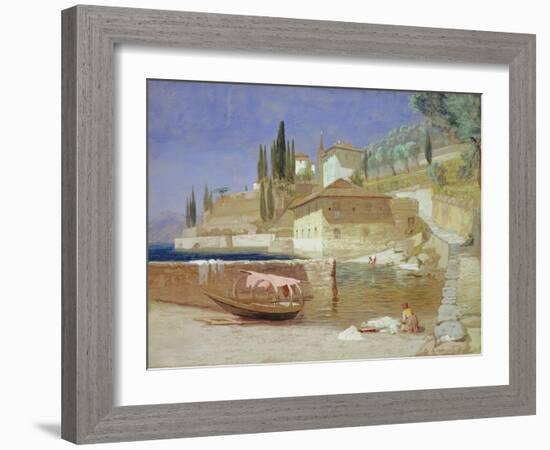 Varenna, Lake Como-Frederick Lee Bridell-Framed Giclee Print