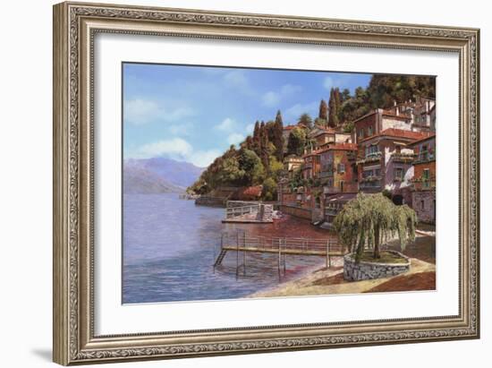 Varenna on Lake Como-Guido Borelli-Framed Giclee Print