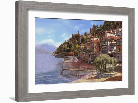 Varenna on Lake Como-Guido Borelli-Framed Giclee Print