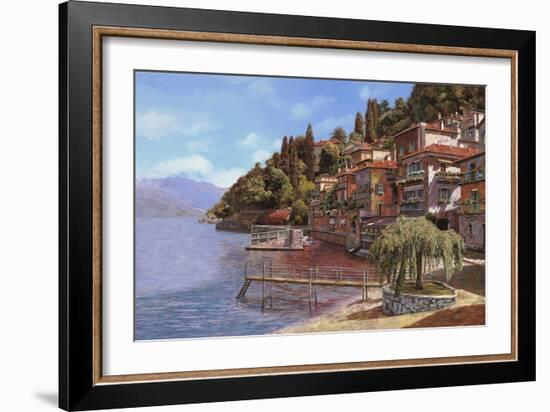 Varenna on Lake Como-Guido Borelli-Framed Giclee Print