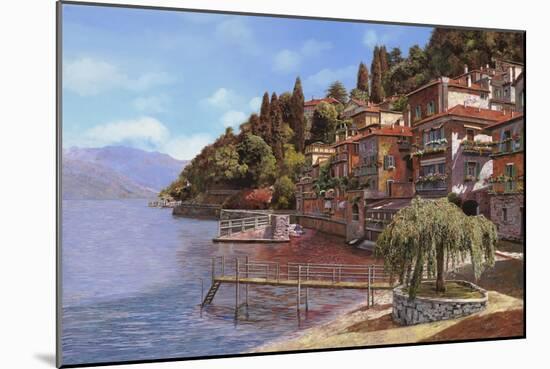 Varenna on Lake Como-Guido Borelli-Mounted Giclee Print