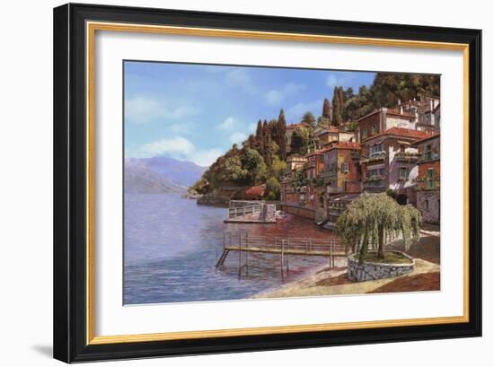 Varenna on Lake Como-Guido Borelli-Framed Giclee Print