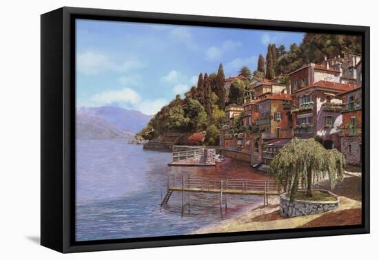 Varenna on Lake Como-Guido Borelli-Framed Premier Image Canvas