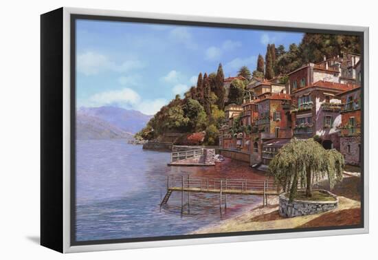 Varenna on Lake Como-Guido Borelli-Framed Premier Image Canvas