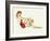 Varga Girl, December 1942-Alberto Vargas-Framed Art Print