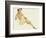 Varga Girl, February 1942-Alberto Vargas-Framed Art Print