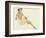 Varga Girl, February 1942-Alberto Vargas-Framed Premium Giclee Print