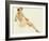 Varga Girl, February 1942-Alberto Vargas-Framed Art Print