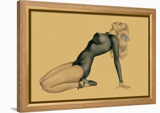 Varga Girl, June 1943-Alberto Vargas-Framed Stretched Canvas