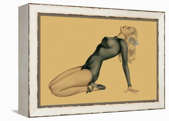 Varga Girl, June 1943-Alberto Vargas-Framed Stretched Canvas