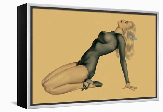 Varga Girl, June 1943-Alberto Vargas-Framed Stretched Canvas