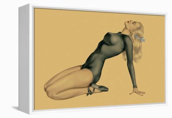 Varga Girl, June 1943-Alberto Vargas-Framed Stretched Canvas