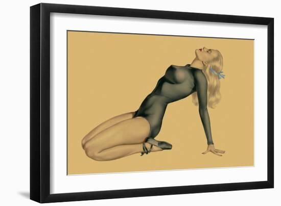 Varga Girl, June 1943-Alberto Vargas-Framed Premium Giclee Print