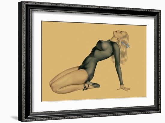 Varga Girl, June 1943-Alberto Vargas-Framed Premium Giclee Print