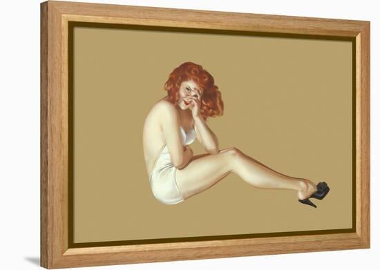 Varga Girl, May 1943-Alberto Vargas-Framed Stretched Canvas