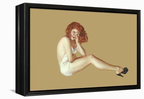 Varga Girl, May 1943-Alberto Vargas-Framed Stretched Canvas