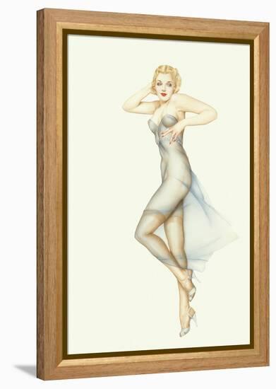 Varga Girl, November 1940-Alberto Vargas-Framed Stretched Canvas