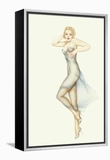 Varga Girl, November 1940-Alberto Vargas-Framed Stretched Canvas