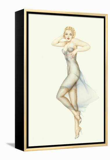 Varga Girl, November 1940-Alberto Vargas-Framed Stretched Canvas