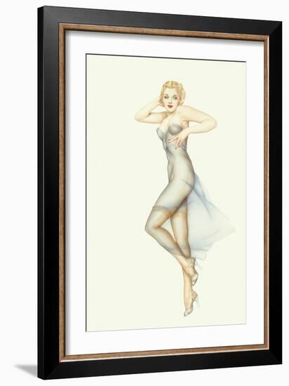 Varga Girl, November 1940-Alberto Vargas-Framed Art Print