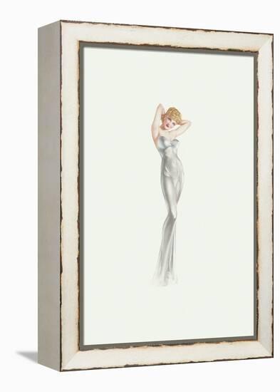 Varga Girl, November 1942-Alberto Vargas-Framed Stretched Canvas