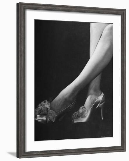 Varga Girls from Dubarry Was a Lady, Ankles of Hazel Brooks-Peter Stackpole-Framed Photographic Print