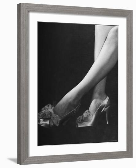 Varga Girls from Dubarry Was a Lady, Ankles of Hazel Brooks-Peter Stackpole-Framed Photographic Print