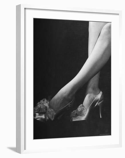 Varga Girls from Dubarry Was a Lady, Ankles of Hazel Brooks-Peter Stackpole-Framed Photographic Print