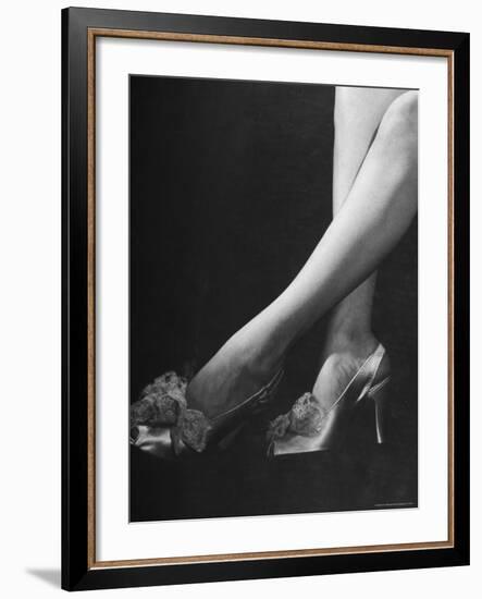 Varga Girls from Dubarry Was a Lady, Ankles of Hazel Brooks-Peter Stackpole-Framed Photographic Print