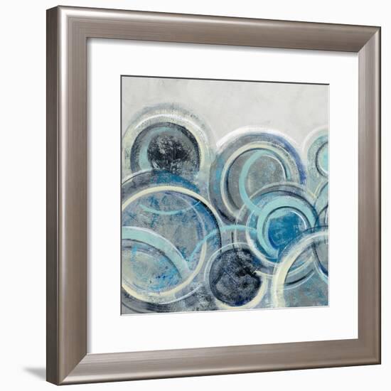 Variation Blue Grey II-Silvia Vassileva-Framed Art Print