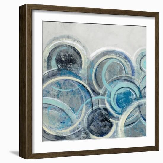 Variation Blue Grey II-Silvia Vassileva-Framed Art Print