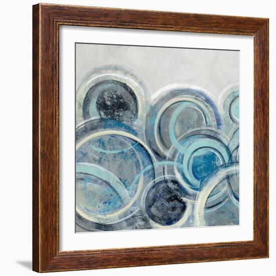 Variation Blue Grey II-Silvia Vassileva-Framed Art Print