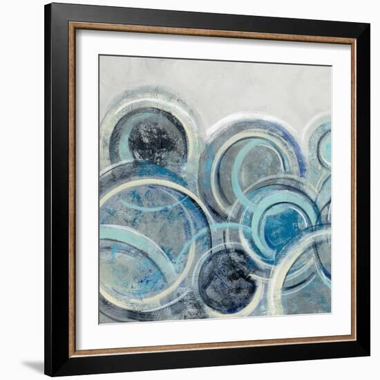 Variation Blue Grey II-Silvia Vassileva-Framed Art Print
