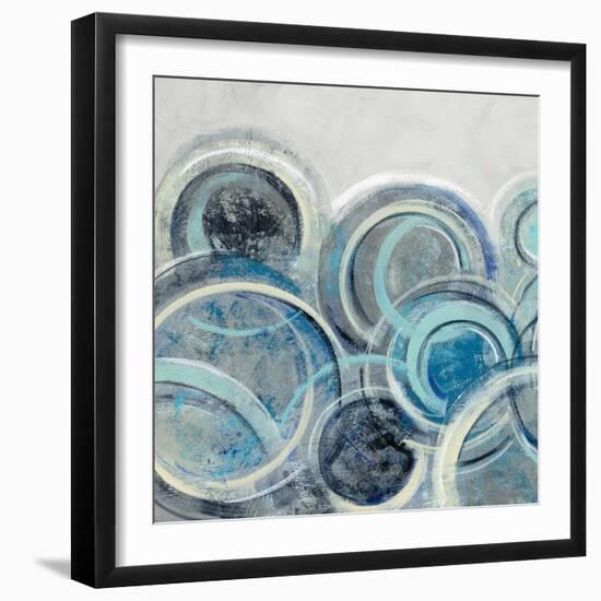 Variation Blue Grey II-Silvia Vassileva-Framed Art Print