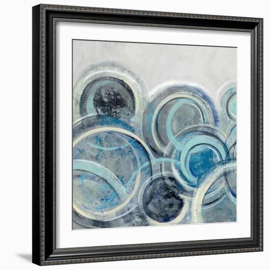 Variation Blue Grey II-Silvia Vassileva-Framed Art Print