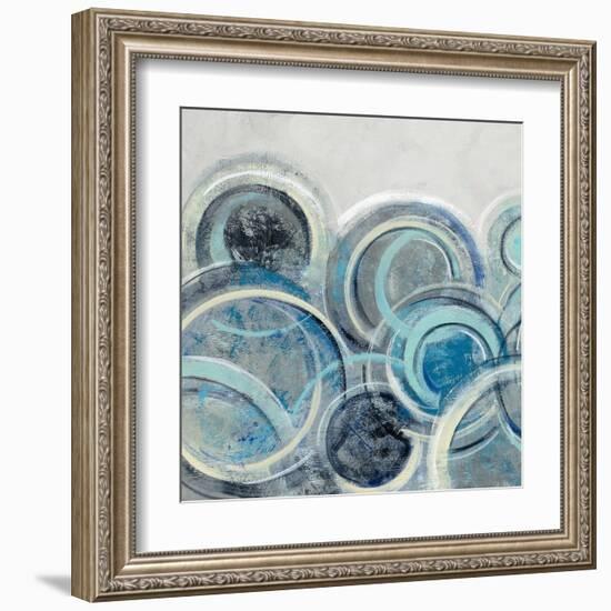 Variation Blue Grey II-Silvia Vassileva-Framed Art Print